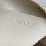 Bottega Veneta Concert Pouch in White Intrecciato Lambskin