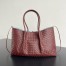 Bottega Veneta Pinacoteca Small Bag in Barolo Intrecciato Calfskin