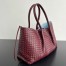 Bottega Veneta Pinacoteca Small Bag in Barolo Intrecciato Calfskin