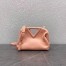 Bottega Veneta Small Point Top Handle Bag In Peachy Leather