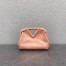 Bottega Veneta Small Point Top Handle Bag In Peachy Leather