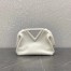 Bottega Veneta Small Point Top Handle Bag In White Leather
