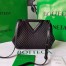 Bottega Veneta Small Point Bag In Black Quilted Leather