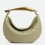 Bottega Veneta Small Sardine Bag In Travertine Intrecciato Lambskin