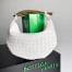 Bottega Veneta Small Sardine Bag In White Intrecciato Lambskin