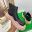 Bottega Veneta BV Tire Ankle Boots with Pink Outsole