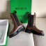 Bottega Veneta BV Lug Chelsea Boots In Brown Calfskin