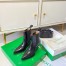Bottega Veneta BV Lean Chelsea Boots In Black Calfskin