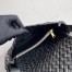 Bottega Veneta Cobble Small Bag in Black Intrecciato Leather