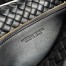 Bottega Veneta Cobble Small Bag in Black Intrecciato Leather
