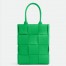 Bottega Veneta Mini Cassette Tote Bag In Parakeet Lambskin