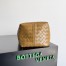 Bottega Veneta Small Flip Flap Bag in Acorn Intrecciato Lambskin