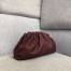 Bottega Veneta The Pouch Clutch In Bordeaux Calfskin