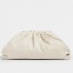 Bottega Veneta The Pouch Clutch In White Calfskin