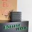 Bottega Veneta Bi-fold Wallet in Slate Intrecciato Calfskin