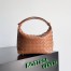 Bottega Veneta Mini Wallace Bag in Brown Intrecciato Calfskin