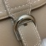 Delvaux Brillant Mini Surpique Bag in Grey Rodeo Calf Leather