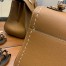 Delvaux Brillant PM Surpique Bag in Brown Rodeo Calf Leather