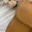 Delvaux Brillant MM Surpique Bag in Brown Rodeo Calf Leather