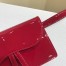 Dior Saddle Belt Bag In Red Patent Leather