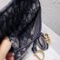Dior Saddle Pouch Belt Bag In Blue Oblique Canvas