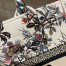 Dior Small Book Tote Bag In White Jardin d'Hiver Embroidery