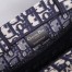 Dior New Small Book Tote In Blue Dior Oblique Jacquard