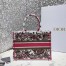 Dior Small Book Tote In Multicolor Butterfly Embroidery