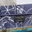 Dior Small Book Tote In Blue Dior Constellation Embroidery