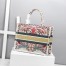 Dior Small Book Tote In Heart Lights Dior Embroidery