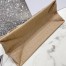 Dior Medium Book Tote Bag In Beige Jute Canvas with Dior Union Motif