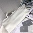 Dior Book Tote Bag In White Surrealism Printed Calfskin