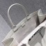 Dior Book Tote Bag In White Surrealism Printed Calfskin