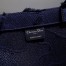 Dior Book Tote Bag In Blue Camouflage Embroidered Canvas