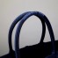 Dior Book Tote Bag In Blue Camouflage Embroidered Canvas