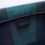 Dior Book Tote Bag In Green/Black Check Embroidered Canvas