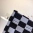 Dior Book Tote Bag In Black/White Checkered Canvas 