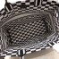 Dior Book Tote Bag In Black/White Checkered Canvas 