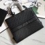 Dior Book Tote Bag In Black Oblique Embossed Calfskin 