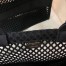 Dior Book Tote Bag In Black Mesh Embroidery