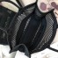 Dior Book Tote Bag In Black Mesh Embroidery