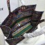 Dior Book Tote Bg In Butterfly Multicolor Canvas