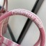 Dior Book Tote Bag In Pink D-Stripes Embroidery