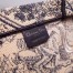 Dior Book Tote Bag In Blue Toile De Jouy Canvas