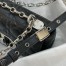 Dior Small Caro Bag In Noir Cannage Calfskin