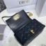 Dior Caro Medium Bag In Black Cannage Calfskin