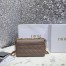 Dior Caro Medium Bag In Taupe Cannage Calfskin