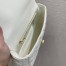 Dior Large Caro Bag In White Cannage Calfskin