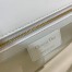 Dior Large Caro Bag In White Cannage Calfskin