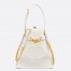 Dior C'est Medium Bag in White Saddle Calfskin